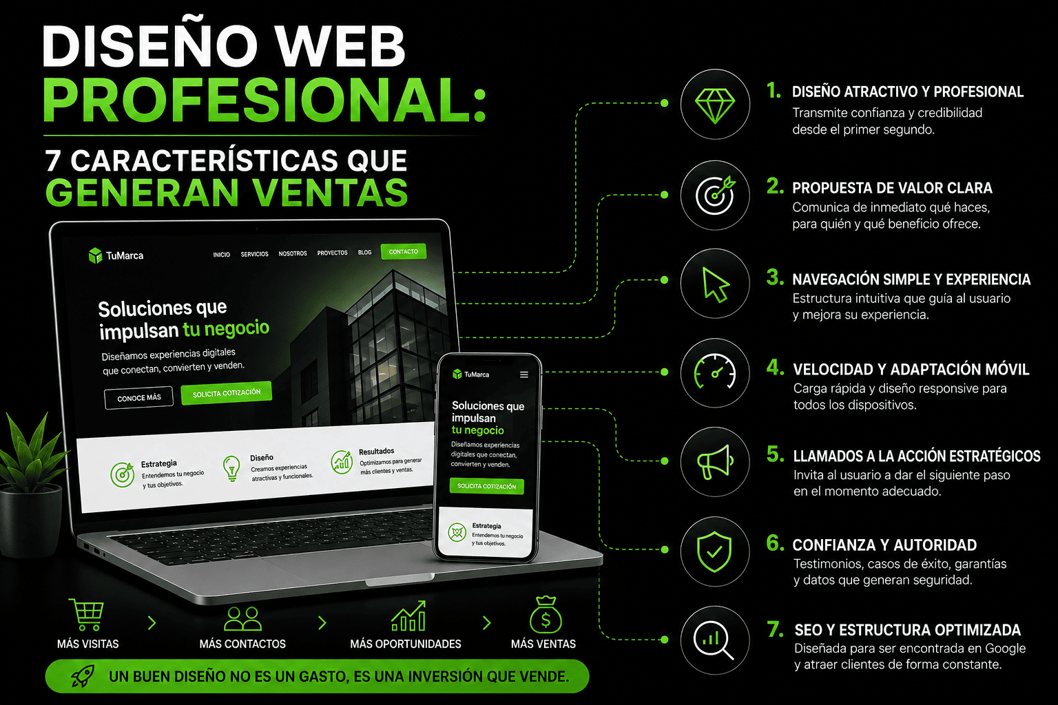 Diseño Web Profesional: 7 Características que generan ventas
